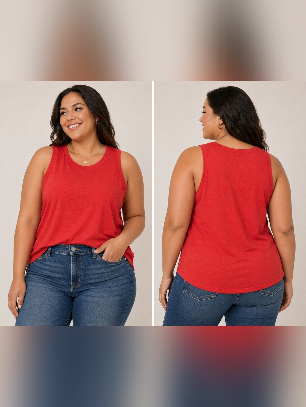 J. Crew Cotton Girlfriend Relaxed Fit Tank Top
